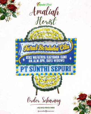 Papan Bunga Duka di Sei Putih Tengah